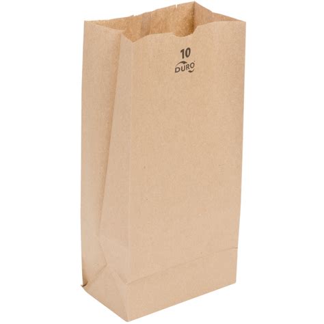 Duro 10 Lb Brown Paper Bag 500bundle