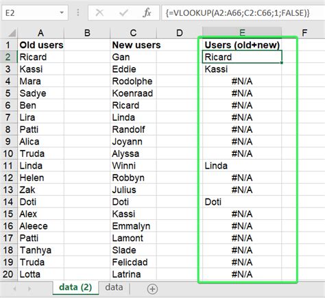Compare Two Columns In Excel Using Vlookup In 2023 Blog