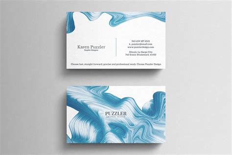 Cover Image For Simple Artistic Business Card Artist Business Cards