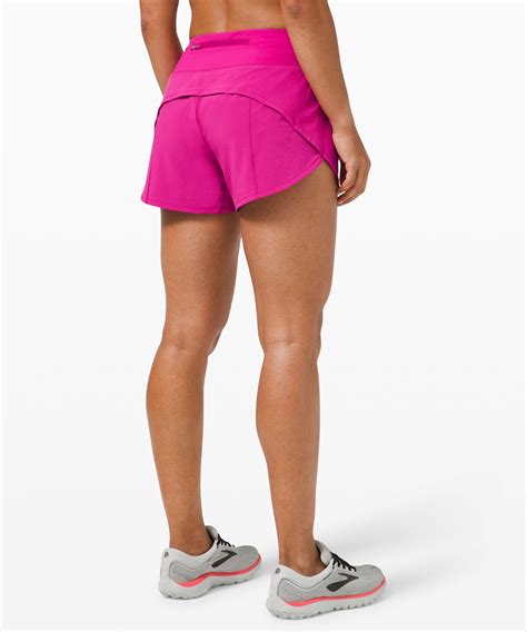 Speed Up Mid Rise Short 4 Women S Shorts Lululemon In 2021 Hot Pink Shorts Workout