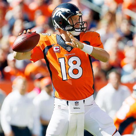 Peyton Manning Of Denver Broncos Throws 500th Career Td Pass