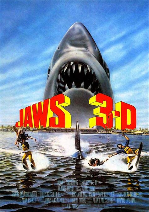 Jaws 3 D 1983 Red Blue Anaglyph Underwater 3d Horror Dvdrparty