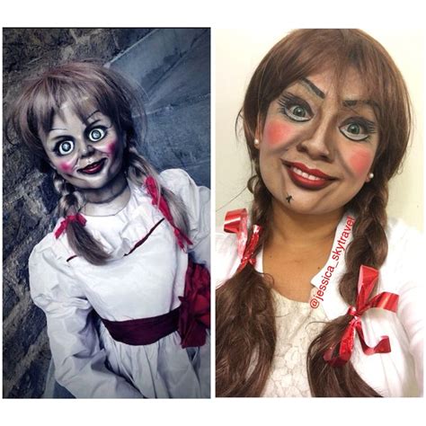 Annabelle Doll Makeup Costume Halloween Makeup Inspiration Scary
