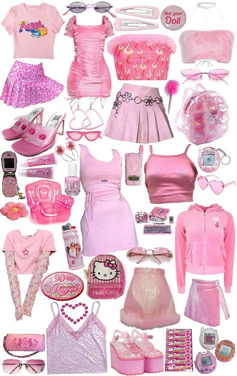 pink y2k wishlist 🖤💖🖤 outfit shoplook 2000s fashion outfits pretty outfits girly outfits