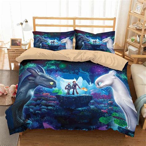 3d Customize How To Train Your Dragon Bedding Set Duvet Cover Set
