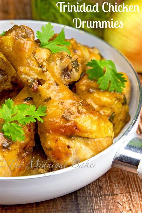 We forget to cook them on their own sometimes, but with this simple baked recipe, we're about to start! Trinidad Chicken Drummies - The Midnight Baker