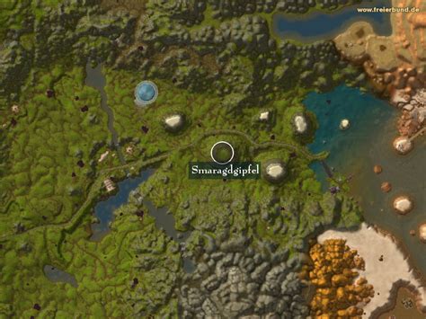 Smaragdgipfel Landmark Map And Guide Freier Bund World Of Warcraft