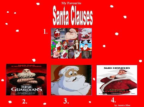 My Top 4 Favorite Santa Clauses By Bart Toons On Deviantart