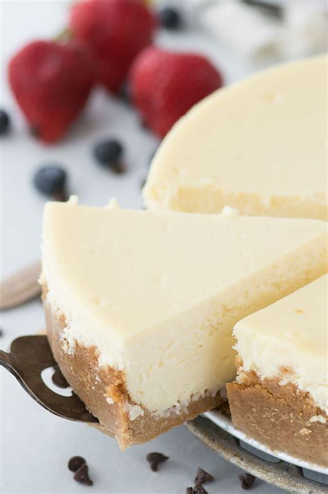 A Perfect Classic Cheesecake Recipe With A Graham Cracker Crust If You