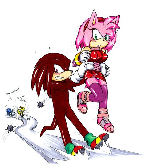 Knuckles X Amy Gotta Save The Girl First Sonic Fan Characters