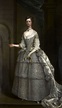 HISTORICAL SILVER & GREY PRINTED DRESSES | Moda rococó, Vestido de ...