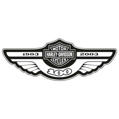 Harley Davidson 100 Black Svg Harley Davidson 100 Anniversary Svg