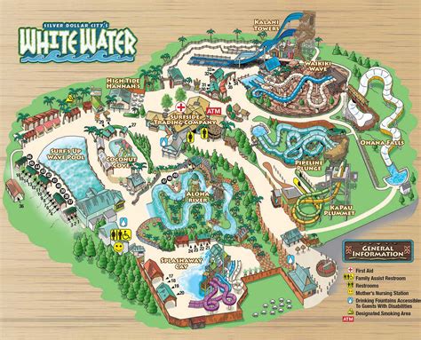 Silver dollar city 399 silver dollar city pkwy | branson, mo 65616 white water 3505 w. White Water Park Map | Silver Dollar City Attractions