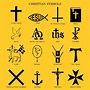 christian symbols - christian symbols latin cross fish saint peter ...