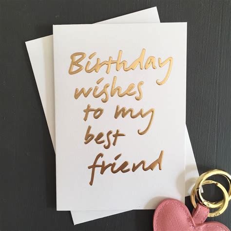 Don't worry, it's easier than you think to add that perfect personal touch. 'birthday Wishes To My Best Friend' Card By French Grey ...