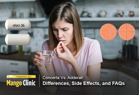 Concerta Vs Adderall Differences Side Effects And Faqs Mango Clinic