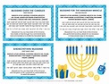 Hanukkah Blessings: Printable Hanukkah Prayer Cards - Happiness is Homemade