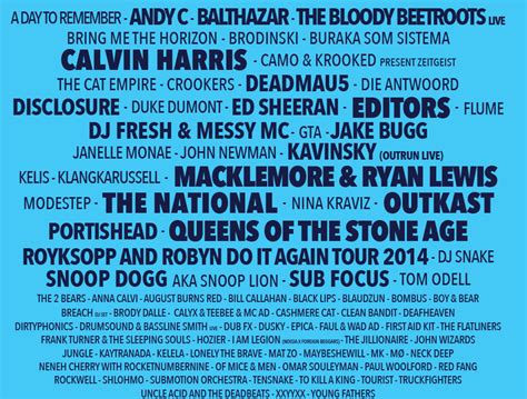 Pukkelpop, from thursday 20 to sunday 23 august included in hasselt (kiewit). Aussies Invade Pukkelpop 2014 Lineup