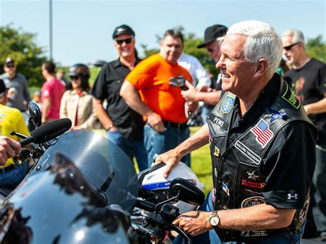 A History Of Mike Pences Harley Davidson Motorcycle Rides