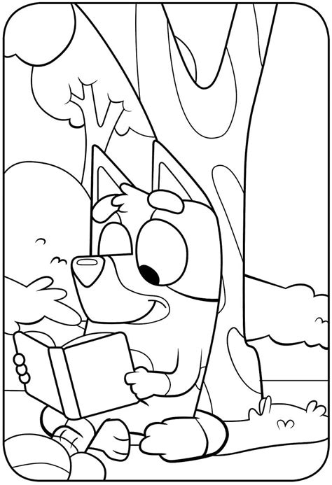 Bluey Coloring Pages Print Or Download For Free Wonder Day Images And