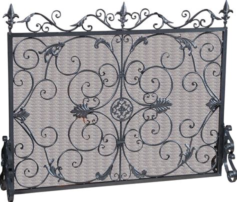 Home Loft Concepts Laurentia Panel Iron Fireplace Screen And Reviews