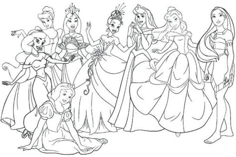 Dibujos De Todas Las Princesas De Disney Para Colorear Las Sexiz Pix