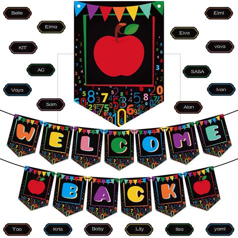 Buy Welcome Back Banner Decorations Classroom Decoration Welcome Back