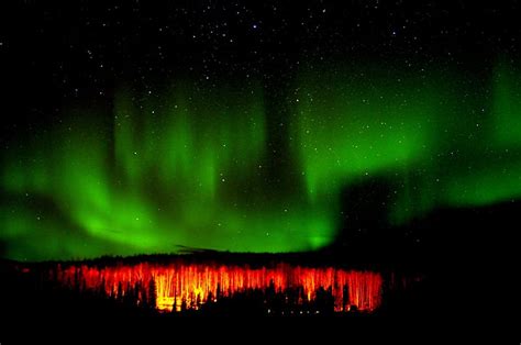 Aurora Borealis Phenomena Atmosphere Northern Lights Nature