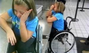 Wheelchair Bound Girl 12 Left In Tears After Tsa Detains Her For An Hour After Detecting