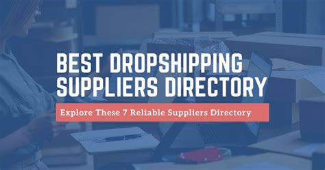 7 Best Dropshipping Suppliers Directory 2021 Thewebhoppers