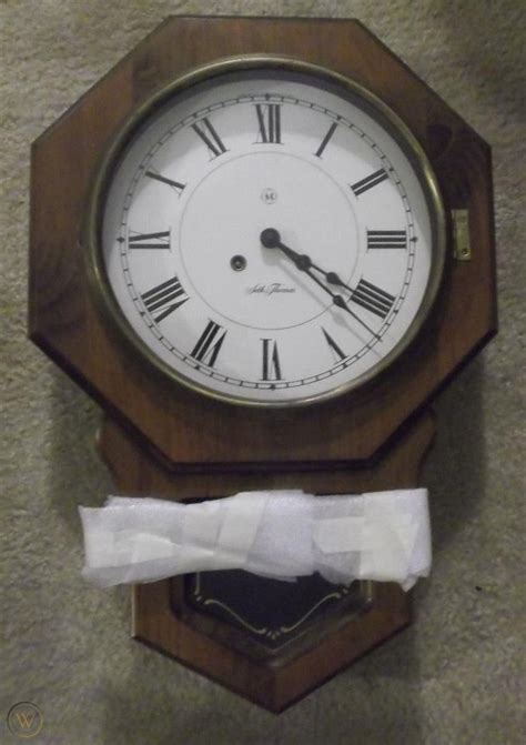 Antique Seth Thomas Octagon 20 Inch Wall Clock 1882946822