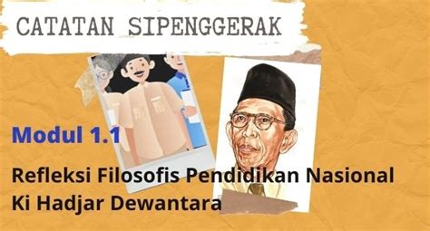 Modul Refleksi Filosofis Pendidikan Nasional Ki Hajar Dewantara My