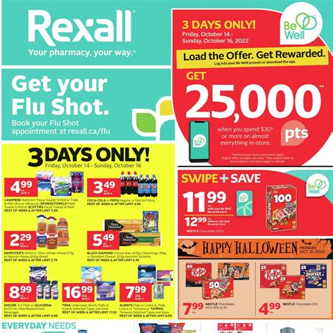 Rexall Weekly Flyer Weekly Savings On Oct 14 20