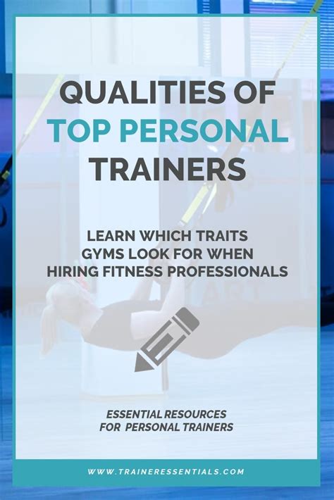 10 Qualities Of A Good Personal Trainer What Employers Look For