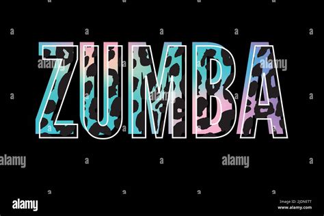Zumba Text Stock Vector Images Alamy