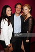 L-R Kate Magowan, Julian Gilbey and Melissa George attend the 'A ...