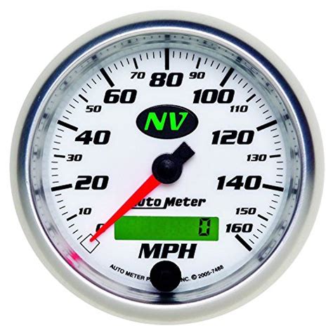 Where To Purchase Auto Meter 7488 Nv 3 38 160 Mph In Dash Speedometer