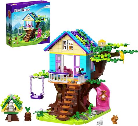 Tree House Building Kit Friendship Forest Treehouse Model Toy With