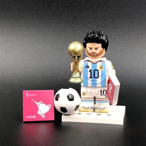 Messi World Cup Minifigure Brick Lego Compatible Hobbies And Toys