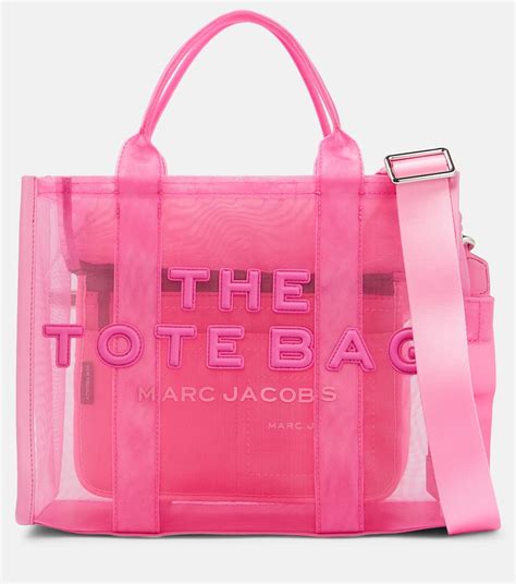 The Small Mesh Tote Bag In Pink Marc Jacobs Mytheresa