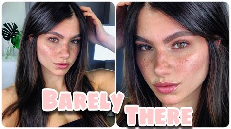 Barely There Natural Makeup Tutorial No Foundation Youtube