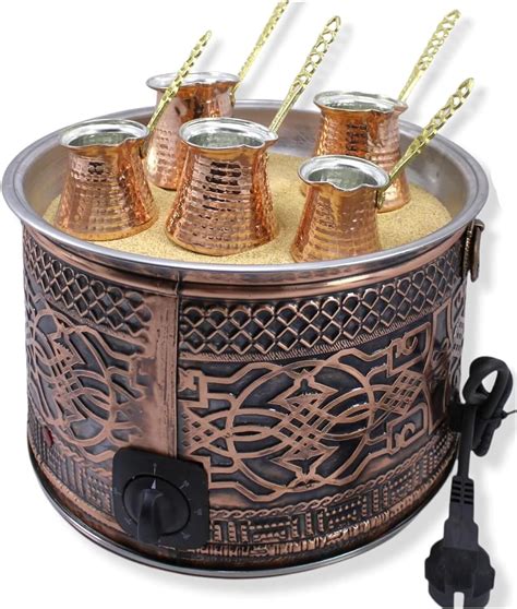 Amazon Com Xivue Authentic Turkish Copper Electric Hot Sand Coffee