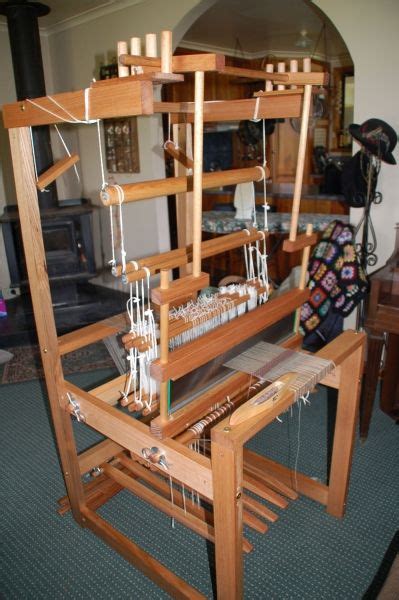 Homemade Floor Loom Weavolution Loom Weaving Weaving Machine