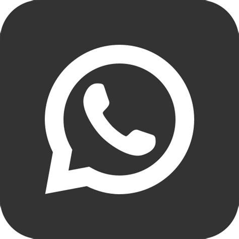 Whatsapp Icon White Outline