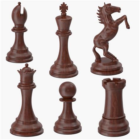 97 Cool Chess Knight 3d Model Free Mockup
