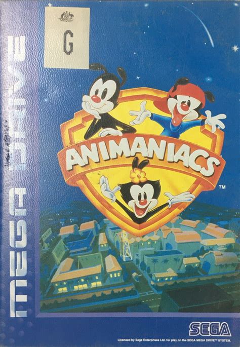 Animaniacs Boxarts For Sega Megadrive The Video Games Museum