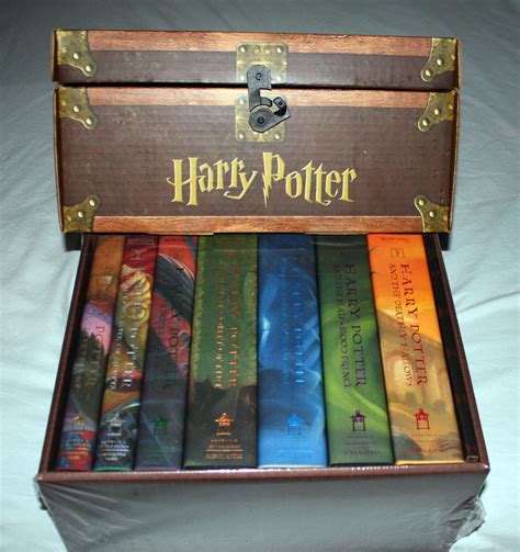 A Harry Potter Book Collection In A Wooden Box