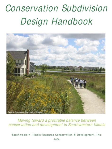 Conservation Subdivision Design Handbook Conservation Biology