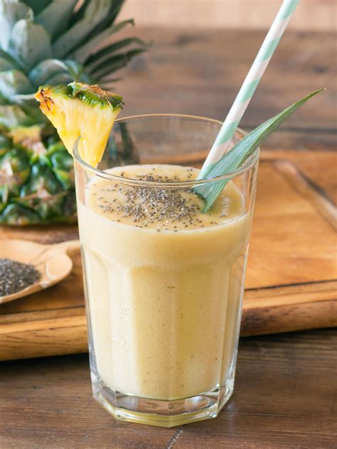 Pineapple And Banana Smoothie Smoothie School