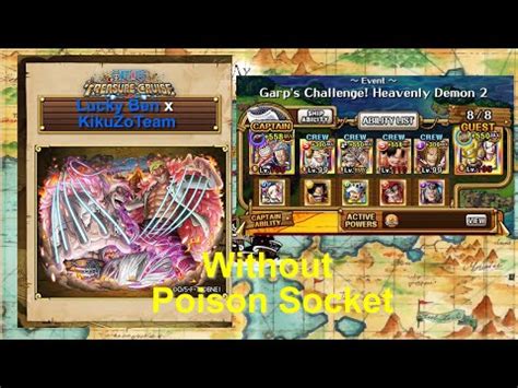 OPTC Garp Challenge Heavenly Demon 2 Ben Beckman Lucky Roux X Kiku